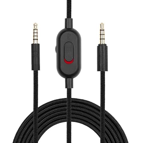 weishan Headset Cable for Logitech G Pro, G Pro X, G433, G233 | 6.6ft Nylon Braided Audio Cable thumbnail 1