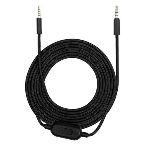 weishan Headset Cable for Logitech G Pro, G Pro X, G433, G233 | 6.6ft Nylon Braided Audio Cable thumbnail 6