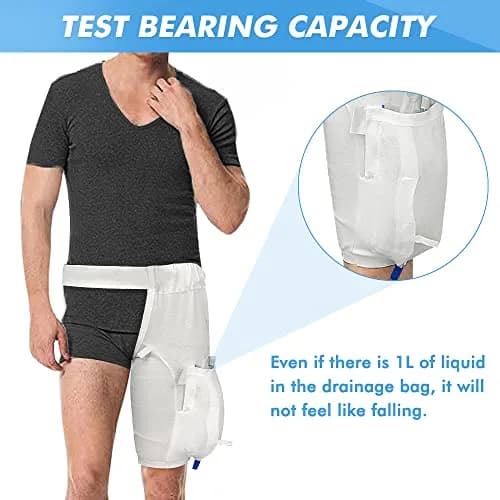 Mistuki Catheter Leg Bag Holder with Waist Belt & Thigh Pockets, Size L (118g) | Secure Tube Stabilization Device thumbnail 6