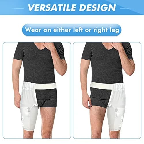 Mistuki Catheter Leg Bag Holder with Waist Belt & Thigh Pockets, Size L (118g) | Secure Tube Stabilization Device thumbnail 3