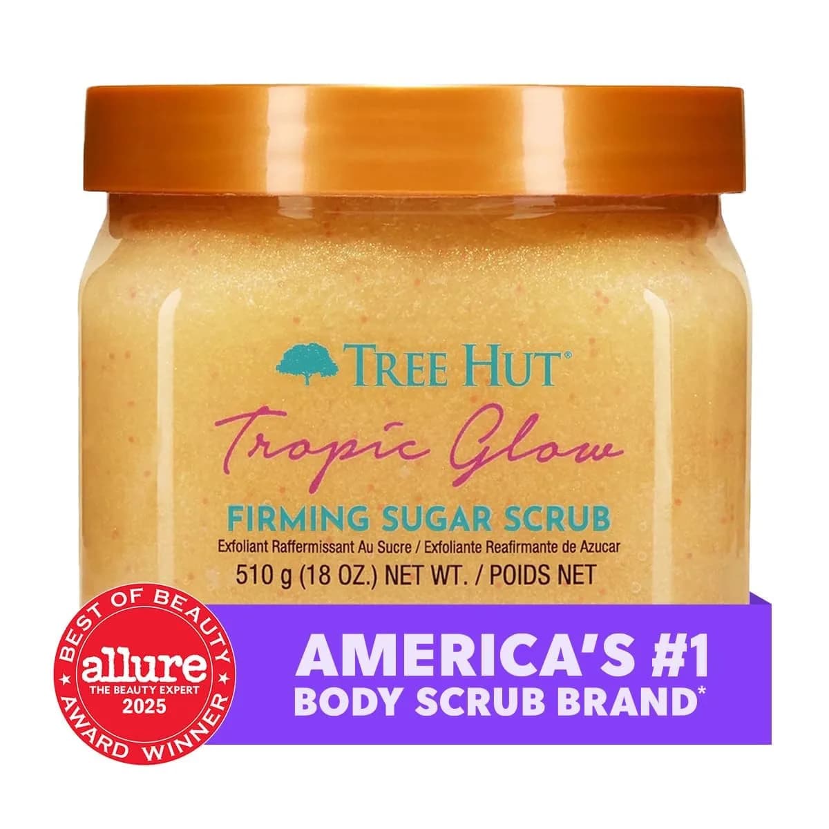 Tree Hut Tropic Glow Sugar Body Scrub with Shea Butter, 510g (18 oz) | Exfoliating & Hydrating for Smooth Skin thumbnail 2