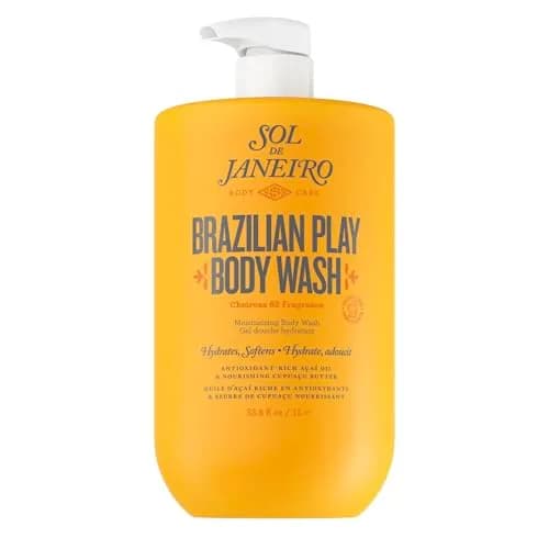 Sol de Janeiro Brazilian Play Moisturizing Shower Cream Gel Body Wash 1L (33.8 Fl Oz) | Sulfate-Free Hydration with Cheirosa 62 Fragrance thumbnail 1