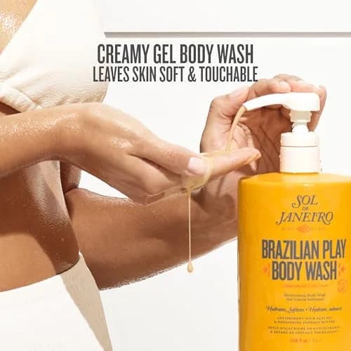 Sol de Janeiro Brazilian Play Moisturizing Shower Cream Gel Body Wash 1L (33.8 Fl Oz) | Sulfate-Free Hydration with Cheirosa 62 Fragrance thumbnail 2