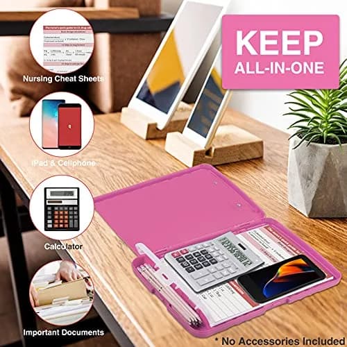 Sooez Storage Clipboard with Pen Holder 35.5 cm (14 in) | Holds 200+ Sheets thumbnail 5