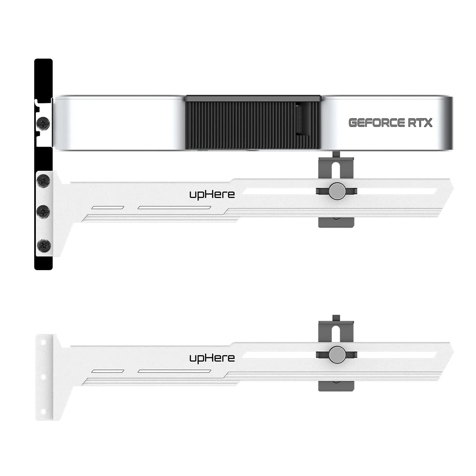 upHere G276ARGB Addressable RGB Graphics Card GPU Brace Support 27.6cm (10.87in) — G276WT-white / série G276