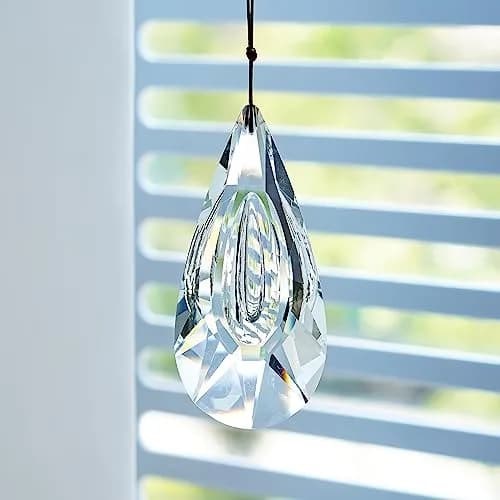 YU FENG Clear Crystal Prism Suncatcher 12.7cm (5 inch) | Rainbow Maker for Windows & Gardens thumbnail 4