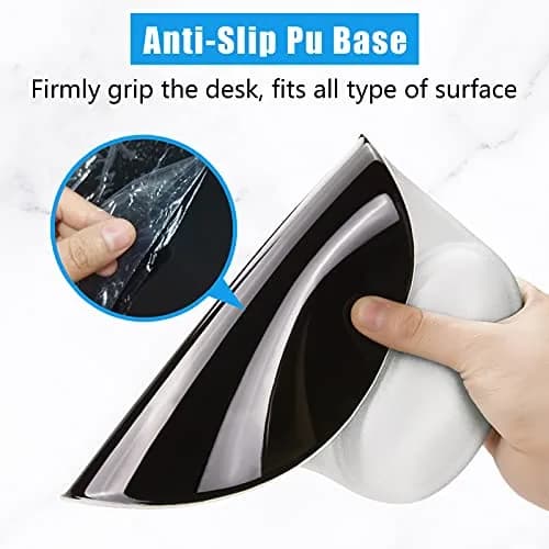 Hsurbtra Ergonomic Mouse Pad with Wrist Rest Support | Gel Mouse Pad for Pain Relief Ivory White thumbnail 5
