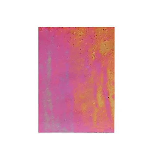 Lanyani Iridescent Stained Glass Sheets 4x6 Inches (12-Pack) | Cathedral Art Glass for Mosaic Work Craft thumbnail 8