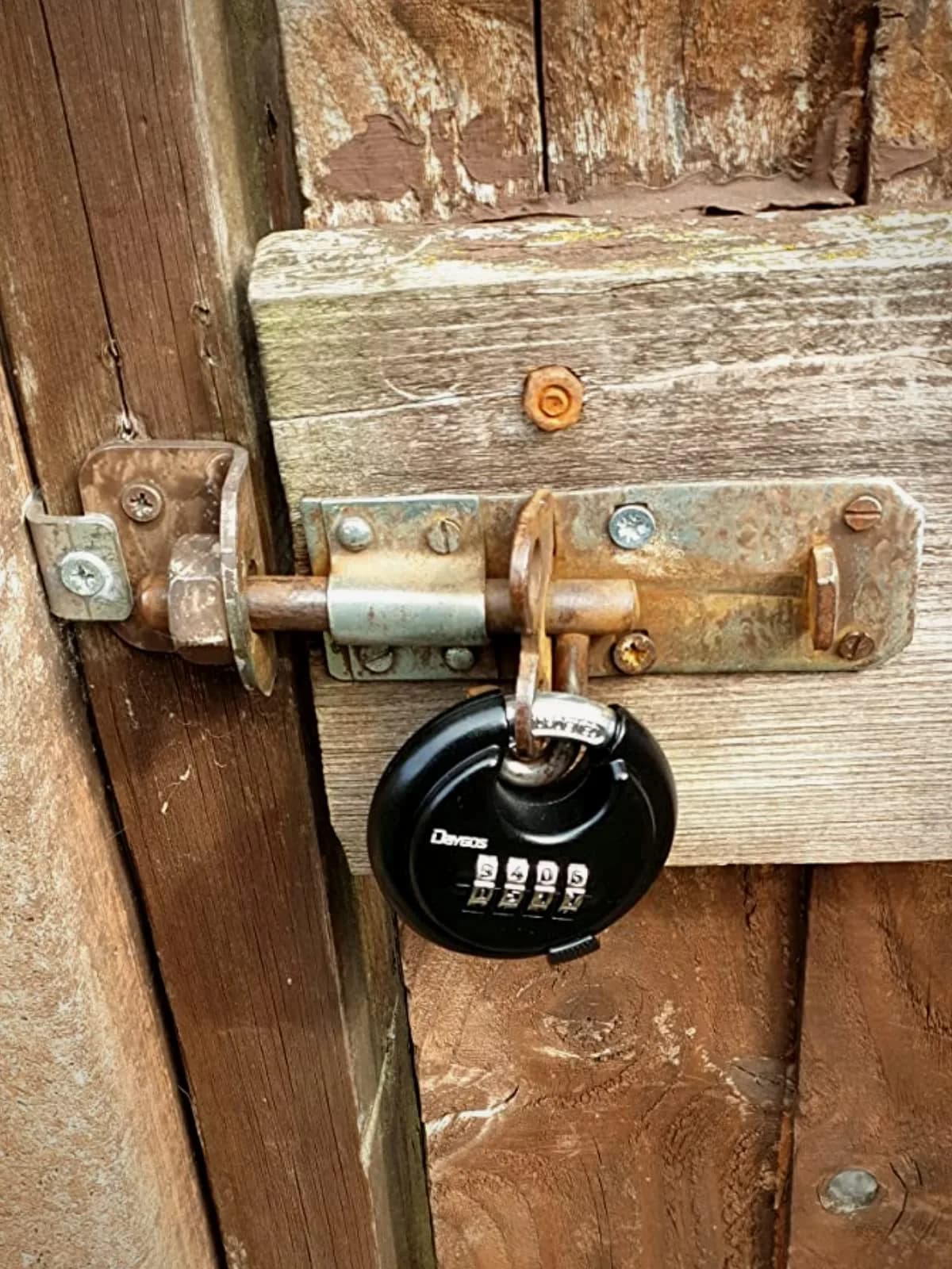 DAYGOS Black 2-Pack Combination Disc Padlocks | Heavy Duty 3/8-in Shackle, 2.75-in Body, Weatherproof Outdoor Lock - view 9