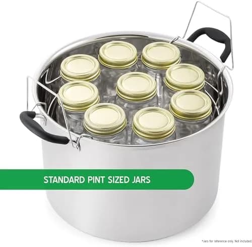 McSunley 21.5Qt Induction Stainless Steel Water Bath Canner | Heavy-Duty, Versatile & Compatible with All Cooktops thumbnail 4
