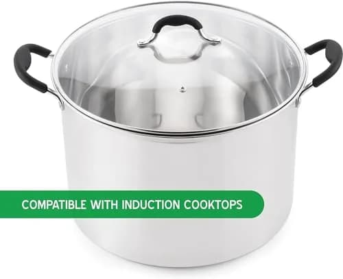 McSunley 21.5Qt Induction Stainless Steel Water Bath Canner | Heavy-Duty, Versatile & Compatible with All Cooktops thumbnail 2