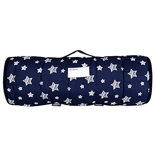 Moonsea Toddler Nap Mat with Pillow and Fleece Minky Blanket Navy | Soft, Breathable, All Seasons (70-120 chars) thumbnail 5