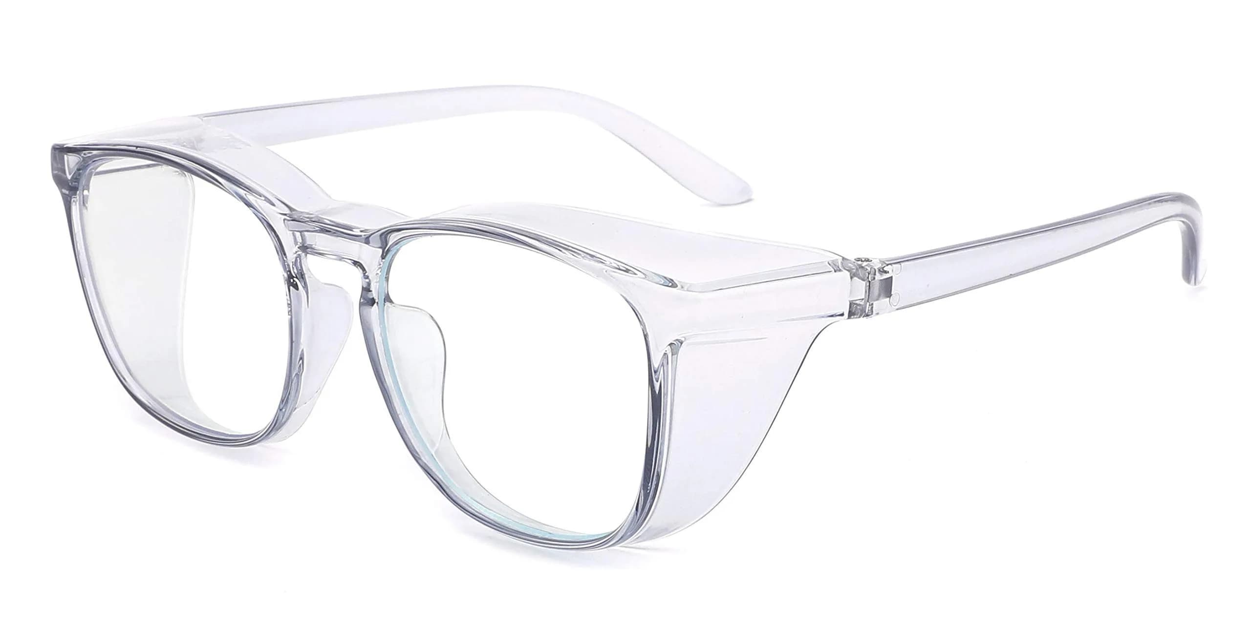 Alsenor Anti-Fog Safety Glasses with Blue Light Blocking & UV Protection | Clear Polycarbonate Lenses (Medium) - view 3