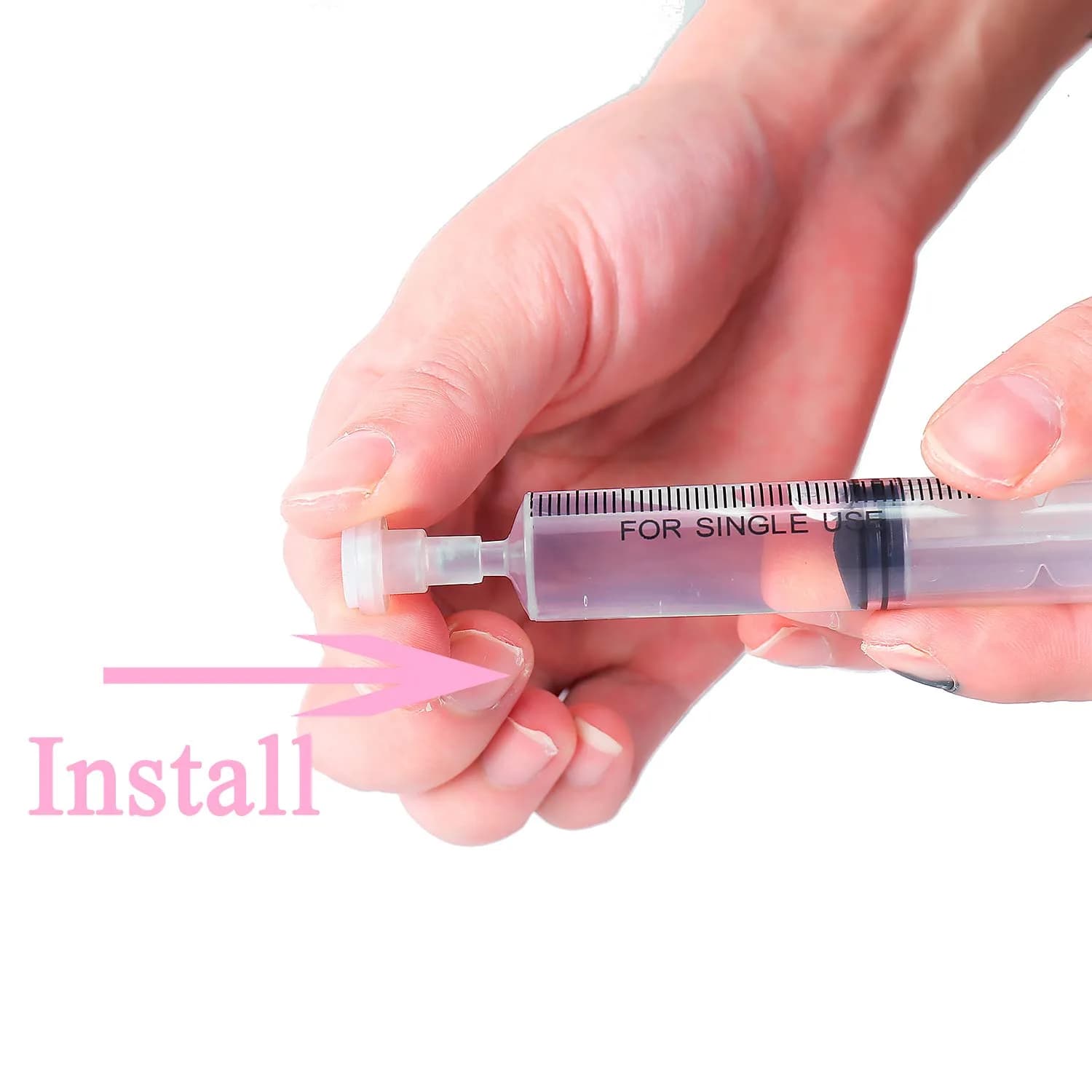 MUB 10ml Plastic Measuring Syringe With Injector Kit, No Needle Perfume Refill Tool | 5 Packs (10ml) thumbnail 3