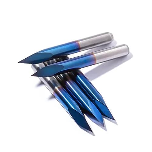 FoxAlien Triangular CNC Router Bits 0.1mm Engraving V-Bits, 30 Degree | Precise Engraving for Wood & Plastic thumbnail 4