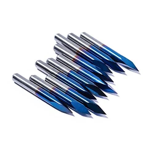 FoxAlien Triangular CNC Router Bits 0.1mm Engraving V-Bits, 30 Degree | Precise Engraving for Wood & Plastic thumbnail 5