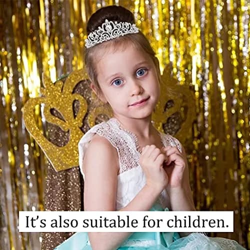 COCIDE Birthday Sash & Tiara Set - Rhinestone Tiara & Sash for Women's Birth Party Decoration Kit | Sparkling Glitter & Adjustable Fit thumbnail 4