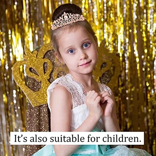 COCIDE Birthday Sash & Tiara Set - Rhinestone Tiara & Silver Glitter Sash | Women's Birth Party Decoration Kit thumbnail 4