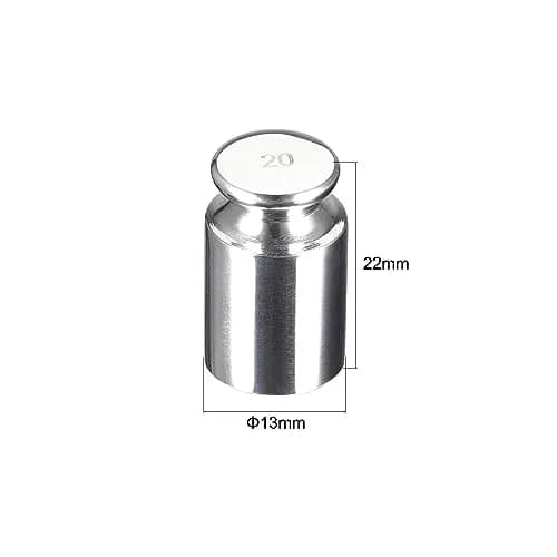 uxcell 20g F1 Calibration Weight Stainless Steel for Digital Balance Scale | Precision, Durable & Certified thumbnail 2