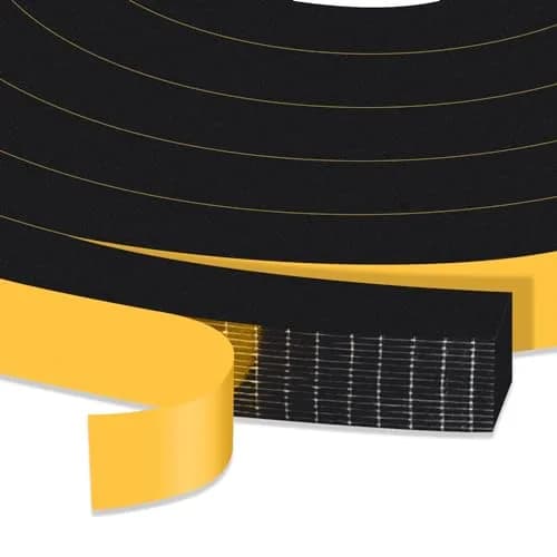 Trisiki Square Foam Insulation Tape 13ft (3.96m) | Blocks Drafts, Reduces Noise & Vibration thumbnail 1