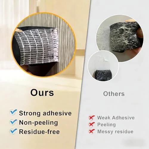 Trisiki Square Foam Insulation Tape 13ft (3.96m) | Blocks Drafts, Reduces Noise & Vibration thumbnail 3