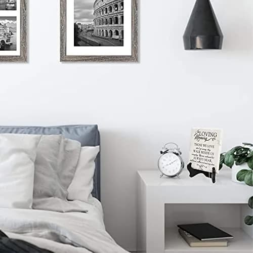 LukieJac Sympathy Gifts for Loss of Loved One In Memory of Mother Father Plaque with Wooden Stand | Bereavement & Condolences Sign thumbnail 7