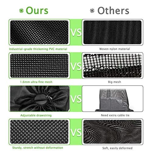 Hecaty Large Pump Barrier Bag 24" x 26" | Heavy-Duty Mesh for Pond Pumps thumbnail 5