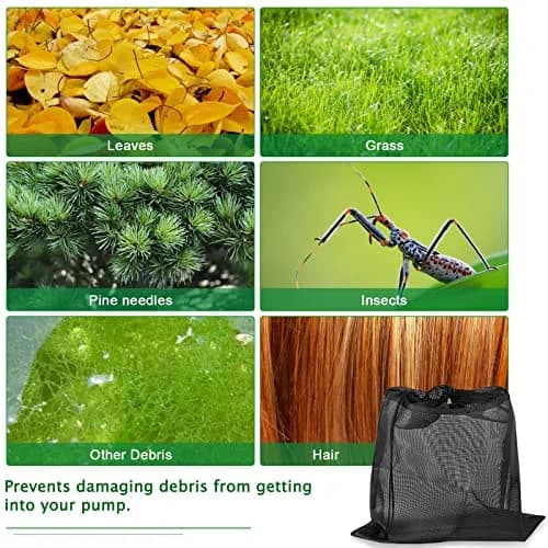 Hecaty Large Pump Barrier Bag 24" x 26" | Heavy-Duty Mesh for Pond Pumps thumbnail 6