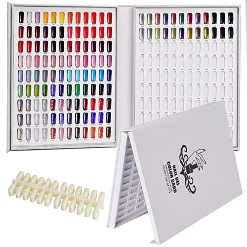 Noverlife 216 Colors Nail Art Gel Polish Display Book, 240 Flat Tips | Color Chart for Nail Art thumbnail 7