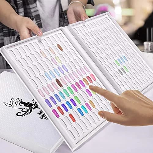 Noverlife 216 Colors Nail Art Gel Polish Display Book, 240 Flat Tips | Color Chart for Nail Art thumbnail 2
