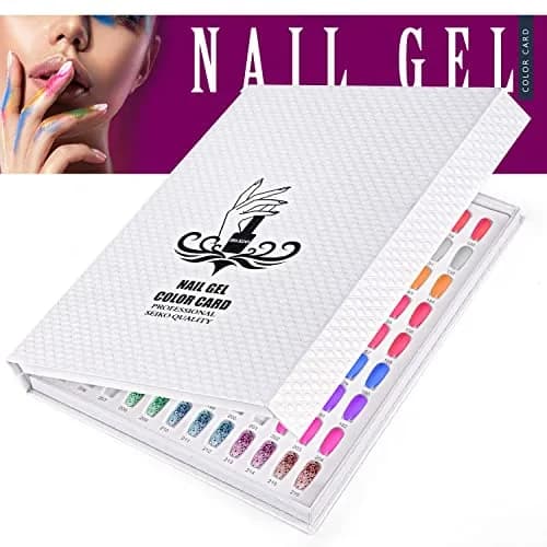 Noverlife 216 Colors Nail Art Gel Polish Display Book, 240 Flat Tips | Color Chart for Nail Art thumbnail 3