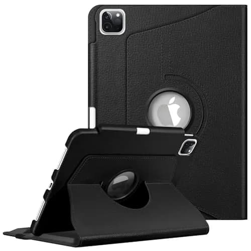 FINTIE Rotating Case for iPad Pro 11-inch (4th/3rd/2nd/1st Gen) | 11 inch, Polycarbonate & Faux Leather, Auto Wake/Sleep thumbnail 1
