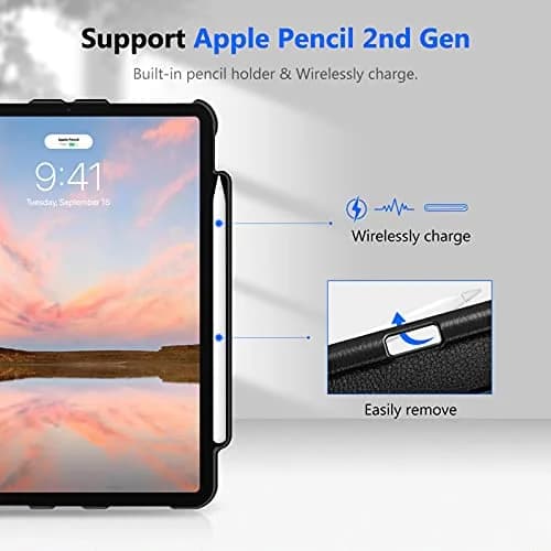 FINTIE Rotating Case for iPad Pro 11-inch (4th/3rd/2nd/1st Gen) | 11 inch, Polycarbonate & Faux Leather, Auto Wake/Sleep thumbnail 5