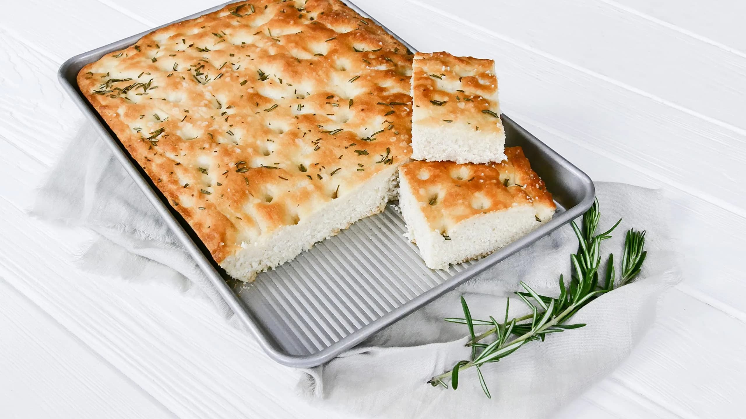USA Pan Nonstick Half Sheet Pan and Quarter Sheet Pan Set of 2 | Aluminized Steel Baking Sheets - view 5