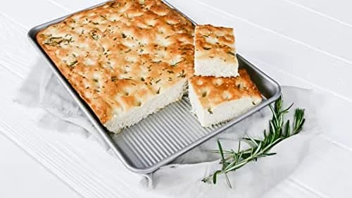 USA Pan Nonstick Half Sheet Pan and Quarter Sheet Pan Set of 2 | Aluminized Steel Baking Sheets thumbnail 5
