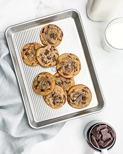 USA Pan Nonstick Half Sheet Pan and Quarter Sheet Pan Set of 2 | Aluminized Steel Baking Sheets thumbnail 7
