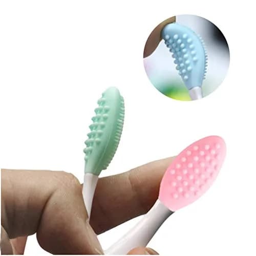 BETURY Lip Brush Tool, Double-Sided Silicone Exfoliating Lip Brush for Fuller Lips | Gentle & Reusable (2 pcs) thumbnail 3