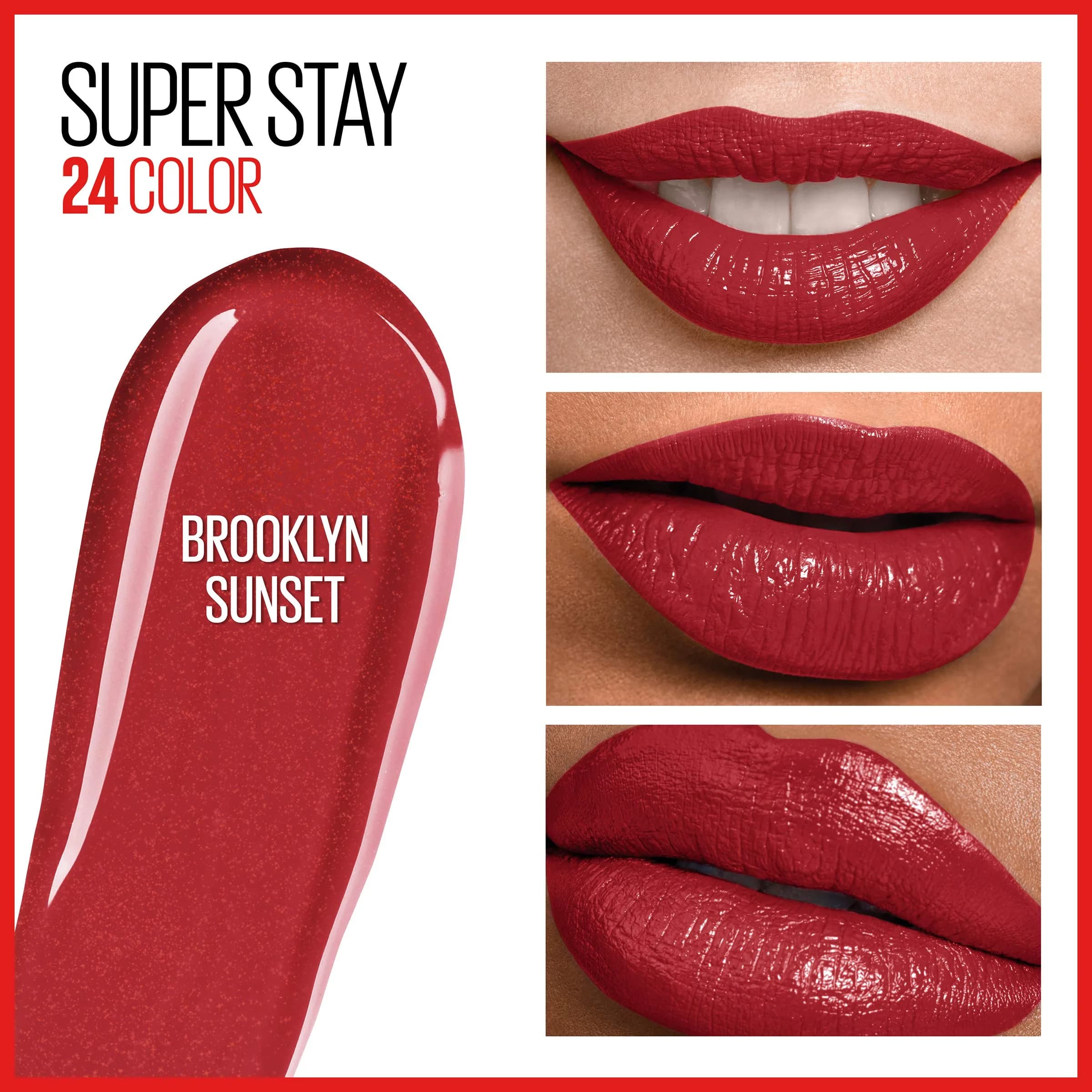 Maybelline Super Stay 24 2-Step Liquid Lipstick & Balm - Brooklyn Sunset, 1 Count thumbnail 2