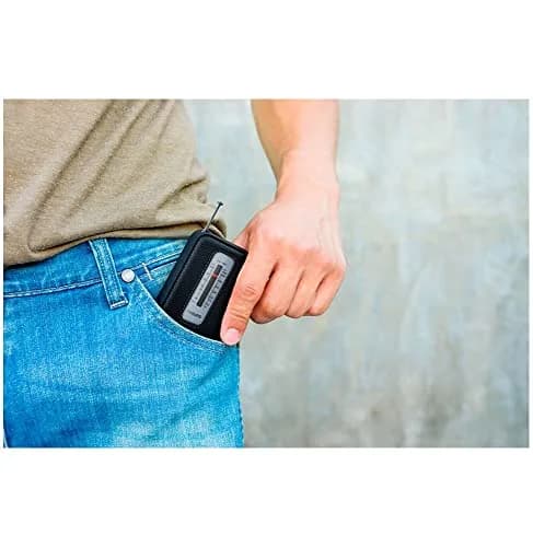 PHILIPS TAR1506 Portable AM FM Radio, Battery Operated, Tuning Light, Excellent Reception Black (15.62 cm x 8.5 cm x 3.73 cm) thumbnail 6