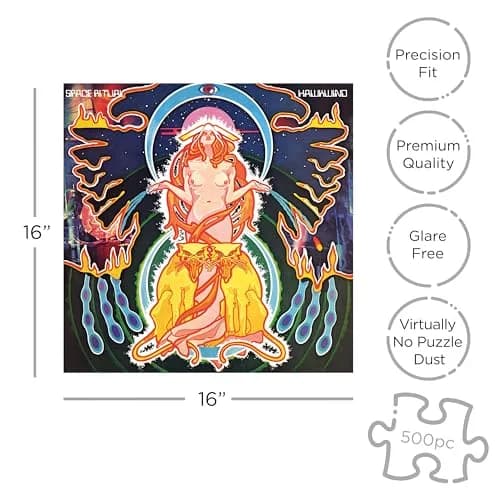 RockSaws Hawkwind Space Ritual 500 Piece Jigsaw Puzzle | Official Music Puzzle for Adults & Teens thumbnail 2