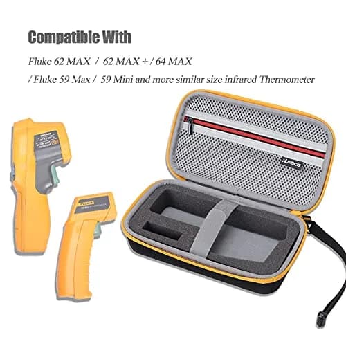 RLSOCO Carrying Case for Fluke 62 Max/62 Max+/561/59 Max+/59 Max/64 Max/59 Mini/ST20 Max/PerfectPrime IR0001 | Durable Infrared Thermometer Case thumbnail 3