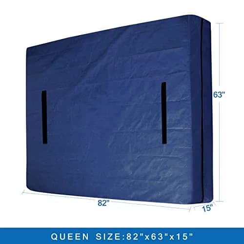 Coldwind Mattress Bags for Moving & Storage Queen Waterproof 82" x 63" x 15" | Heavy Duty Reusable Waterproof Mattress Cover thumbnail 6