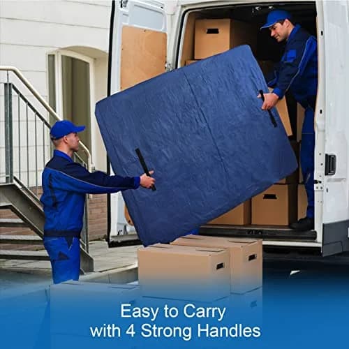 Coldwind Mattress Bags for Moving & Storage Queen Waterproof 82" x 63" x 15" | Heavy Duty Reusable Waterproof Mattress Cover thumbnail 2