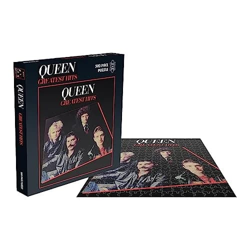 RockSaws Queen Greatest Hits 500 Piece Jigsaw Puzzle | Officially Licensed Queen Merchandise & Collectibles - Glare Free - Precision Fit thumbnail 3