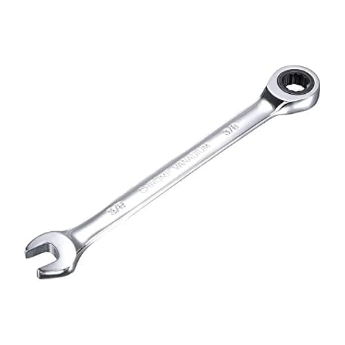 uxcell 3/8 Inch Ratcheting Combination Wrench 12 Point | Durable Chrome Vanadium Alloy thumbnail 1