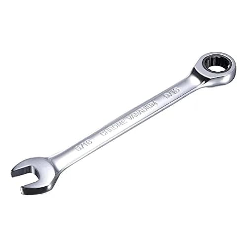uxcell 9/16 Inch Ratcheting Combination Wrench SAE 72 Teeth 12 Point Ratchet Box Ended Spanner Tools, Cr-V | Durable, Precise & Water-Resistant thumbnail 1