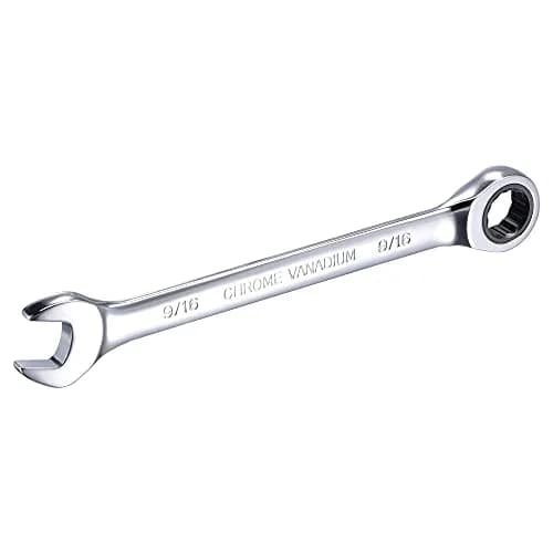 uxcell 9/16 Inch Ratcheting Combination Wrench SAE 72 Teeth 12 Point Ratchet Box Ended Spanner Tools, Cr-V | Durable, Precise & Water-Resistant thumbnail 5