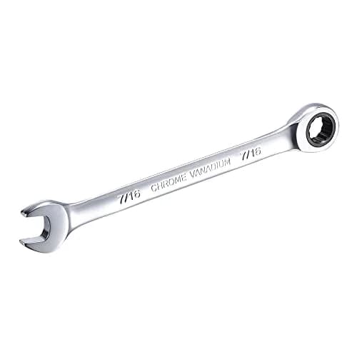 uxcell 7/16 Inch Ratcheting Combination Wrench SAE 72 Teeth 12 Point Ratchet Box Ended Spanner Tools, Cr-V | Durable, Precise & Rust-Resistant thumbnail 5