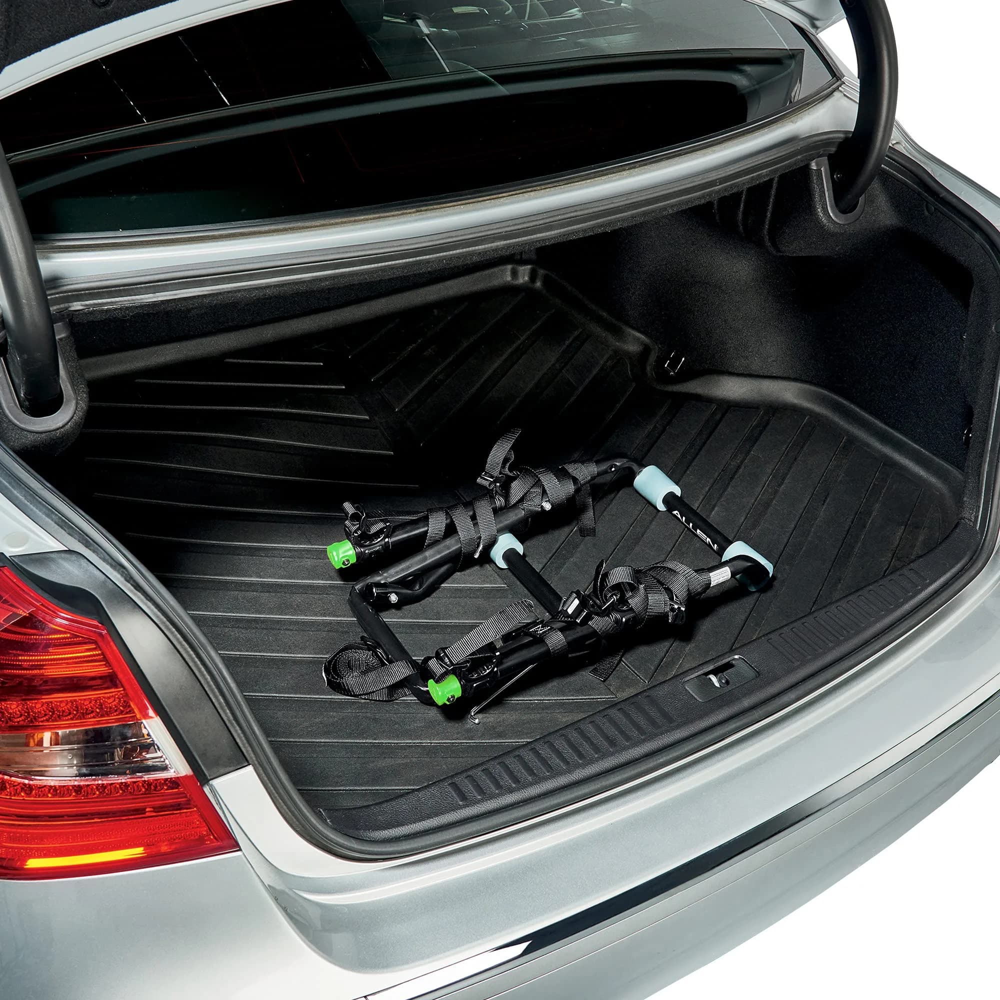Allen Sports Deluxe 2-Bike Trunk Mount Rack, Model ZN102, Black | Universal Fit for Sedans, SUVs - view 7