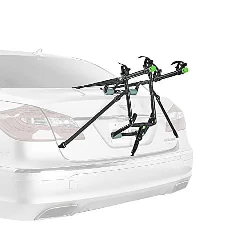 Allen Sports Deluxe 2-Bike Trunk Mount Rack, Model ZN102, Black | Universal Fit for Sedans, SUVs thumbnail 1